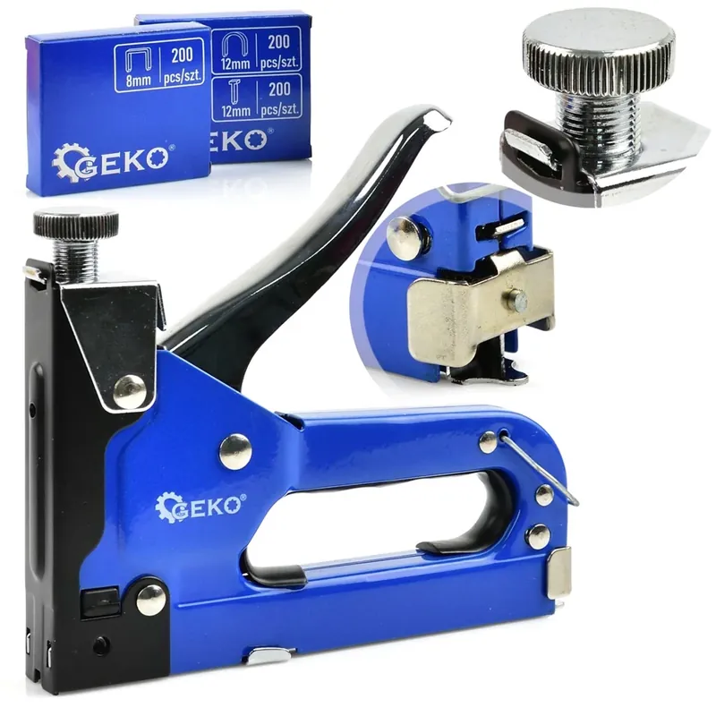 Geko 3in1 kárpitos tűzőgép kapcsokkal, 600db Rendeld meg most