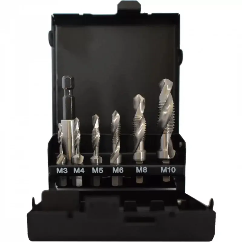 Abraboro HSS-G kombinált gépi menetfúró készlet, 7 részes Alacsony ár