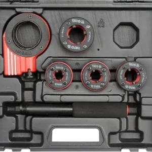 Eredeti Yato csőmenetmetsző készlet, 3/8"-1/2"-3/4"-1", 5 részes