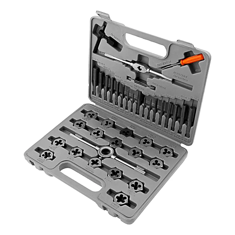 Újdonság Sparta menetfúró és menetvágó szett, M3-M12, 40db-os