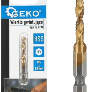 Geko menetfúró, HSS, HEX, M5 x 0.8mm Eredeti