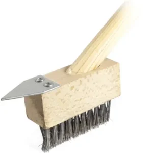 Stalco térkő és fuga tisztító kefe, nyelezett, 4.0x35mm Olcsó