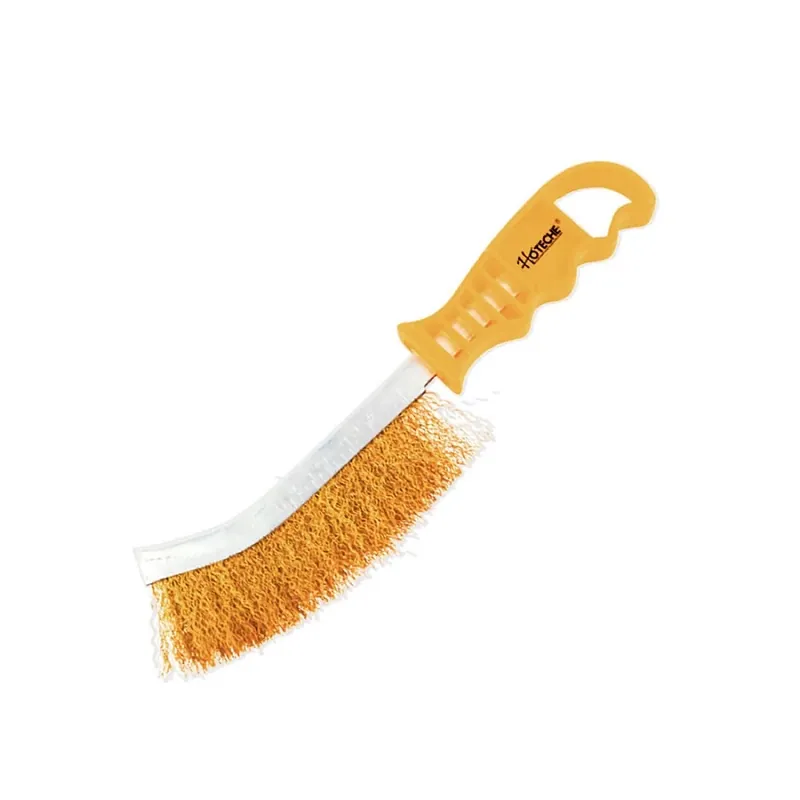 Alacsony ár Hoteche hajlított drótkefe, réz, 250mm