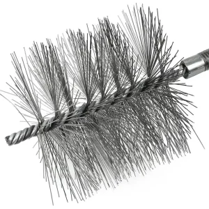 Autentikus Geko kéménytisztító drótkefefej, fém, 100mm