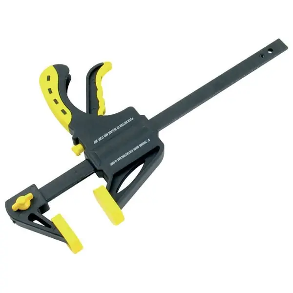 Extol asztalos szorító erősített műanyag fogantyúval Pénzvisszafizetés