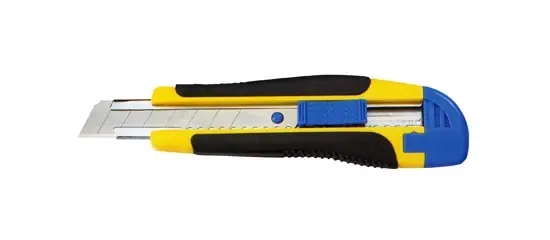 Fémsínes kés törhető pengével 18mm RSX82 gumis Utolsó esély