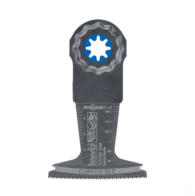 Prémium KWB Premium Starlock Plus Bi-metal multi-szerszám íves vágópenge, 65x50mm