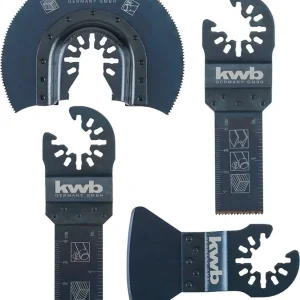 Kiváló minőség KWB Profi CrV univerzális multi-szerszám vágópenge szett, 4db
