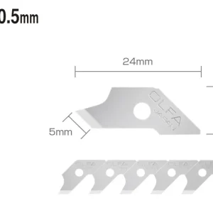 Olfa COB-1 penge körkivágóhoz, 24x9x5mm, 15db Kiváló minőség