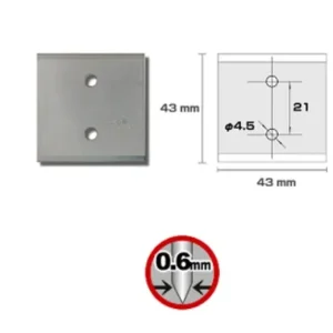 Olfa BTB-1 kaparó penge, 43x43x0.6mm, 3db Kiárusítás