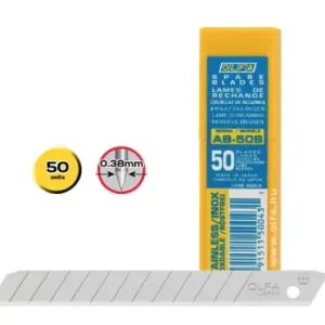 Gyors szállítás Olfa AB-50S törhető penge, rozsdamentes, 9mm, 50db