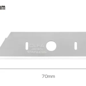 Olfa SKB-2S-R/10B biztonsági penge, lekerekített, 70x17.5x0.6mm, 10db Kiváló minőség