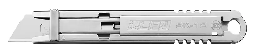 Olfa SK-12/24 biztonsági ipari kés, automata, 134.5x21mm Biztonságos fizetés