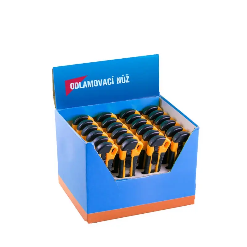 Festa törhető pengés kés készlet, 18mm, 24db-os Prémium