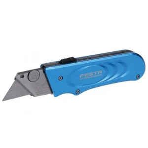 Újdonság Festa törhető pengés kés, fém 5db pótpenge