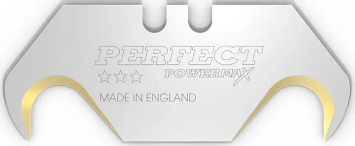 Népszerű Stalco horgas penge, arany, 0.6mm, 10db