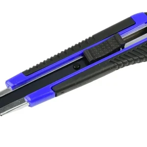 Kiárusítás Geko tapétavágó kés, műanyag, gumírozott, letörő penge, 18mm