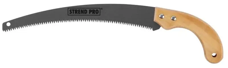 Utolsó esély Strend Pro kézi fűrész fa markolattal, íves, 330mm