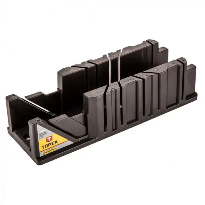 Legjobb ár Topex gérláda, műanyag, 22.5°-45°-90°, 320x120mm