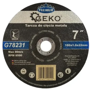 Geko Premium vágókorong fémhez, 180x1.6mm Olcsó