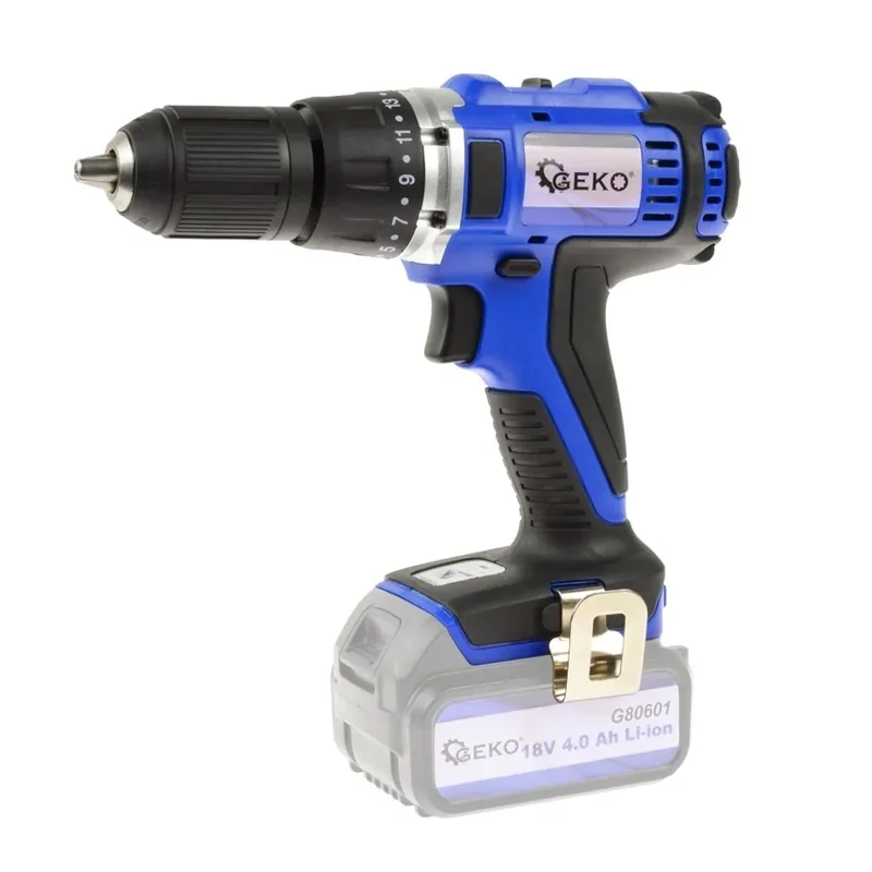 Geko akkus fúró-csavarozó, 45Nm, 18V (akku és töltő nélkül) Újdonság