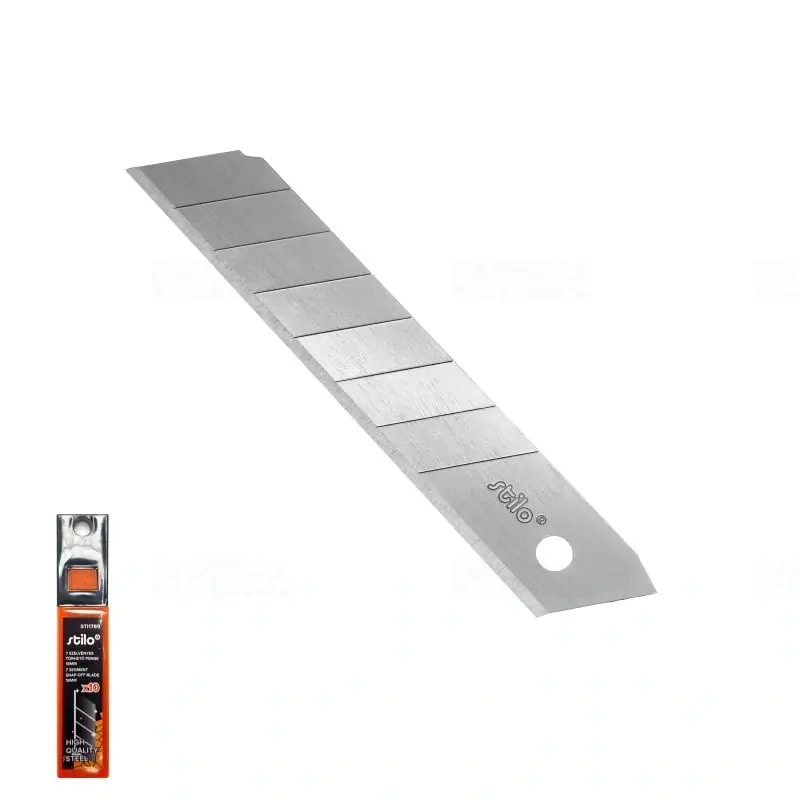 Legjobb ár Törhető penge SK5, 7 szelvényes, 18mm, 10db Stilo STI1789