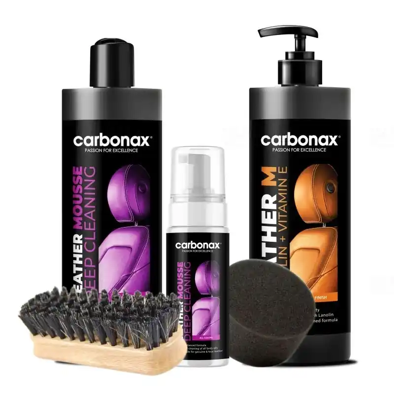 Carbonax Matt bőrtisztító és ápoló csomag, Leather Set MattWS001984 Gyors szállítás