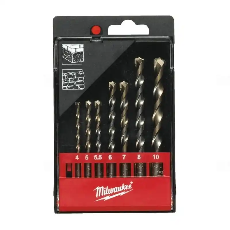 Ajánlat Milwaukee Betonfúró készlet /3/4/5/6/7/8/9/10mm/ (8db-os) 4932480158