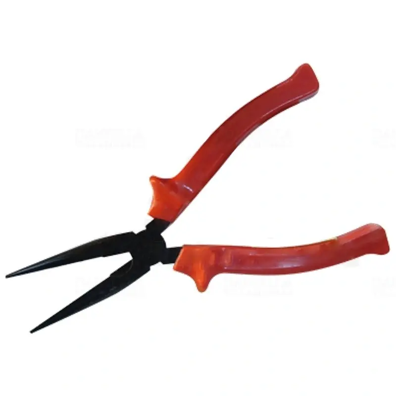 Kúpos fogó, normál, piros nyél 165mm KUF-6 Tracon Autentikus