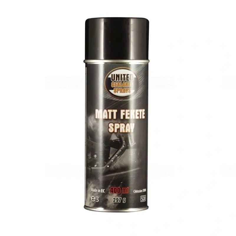 Biztonságos fizetés United Sprays Matt fekete spray 400ml 5100