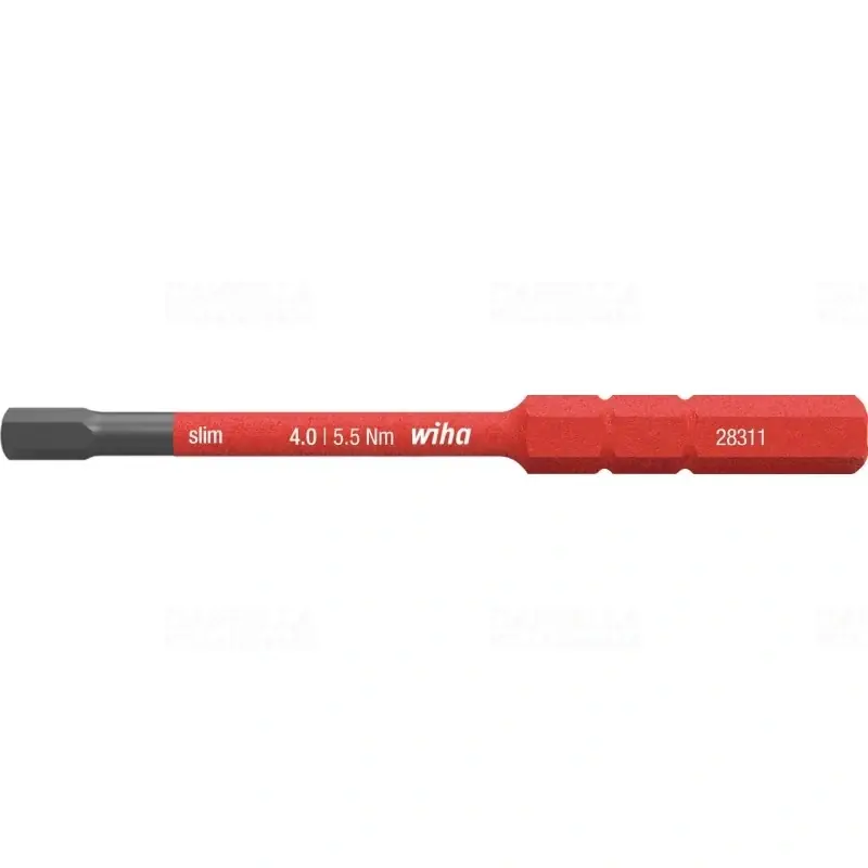 Újdonság Wiha 37225 Csavarhúzó imbusz bit szár 4x75 mm, SlimBit, 1000V