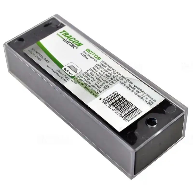 Rendeld meg most SK4 trapéz penge, pengés késhez 0.6×19×62mm 10db/csom. BDT06 Tracon