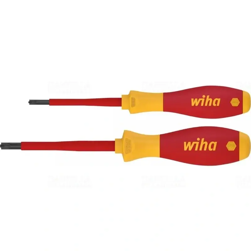 Wiha 32282 csavarhúzó készlet bilszteres csomagolásban, PlusMinus/Pozidriv (PZ), 2 részes, SL/PZ1x80; SL/PZ2x100, 1000V, SoftFinish Ingyenes szállítás