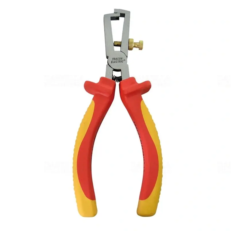 Univerzális csupaszoló, 1000V-ra szigetelt, sárga-piros nyél KB-1000 Tracon Legjobb ár