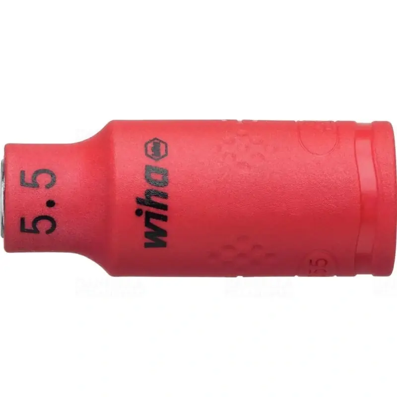 Csak ma Wiha 10102 dugókulcs-betét, 1/4 külső hatlapú, 5,5x42mm, 1000V