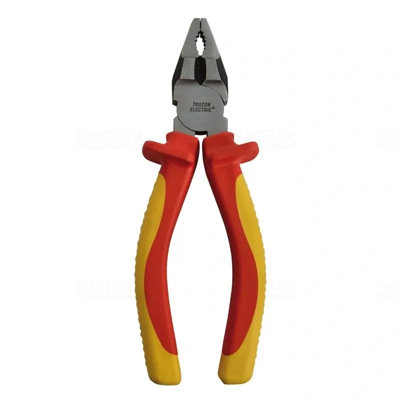 TRACON KF-1000 Kombinált fogó sárga-piros nyél 1000V 160mm Alacsony ár