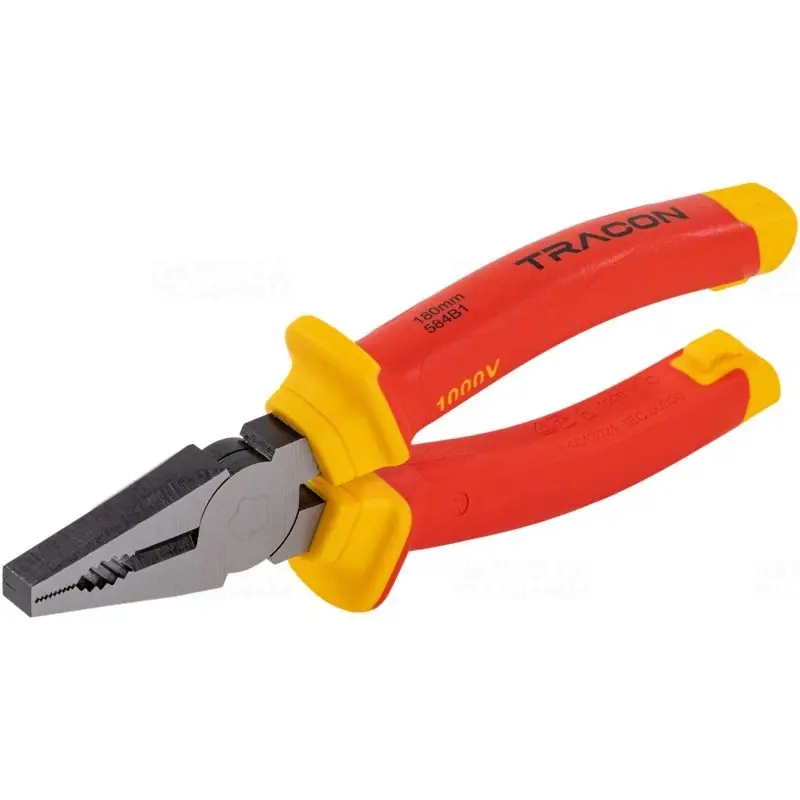 Kombinált fogó 1000V-ra szigetelt 180mm CF-1000 Tracon Újdonság