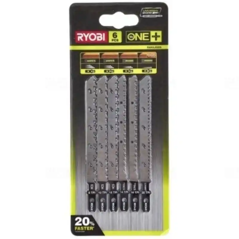 Gyors szállítás Ryobi szablyafűrészlap szett 6db RAK6JSBW