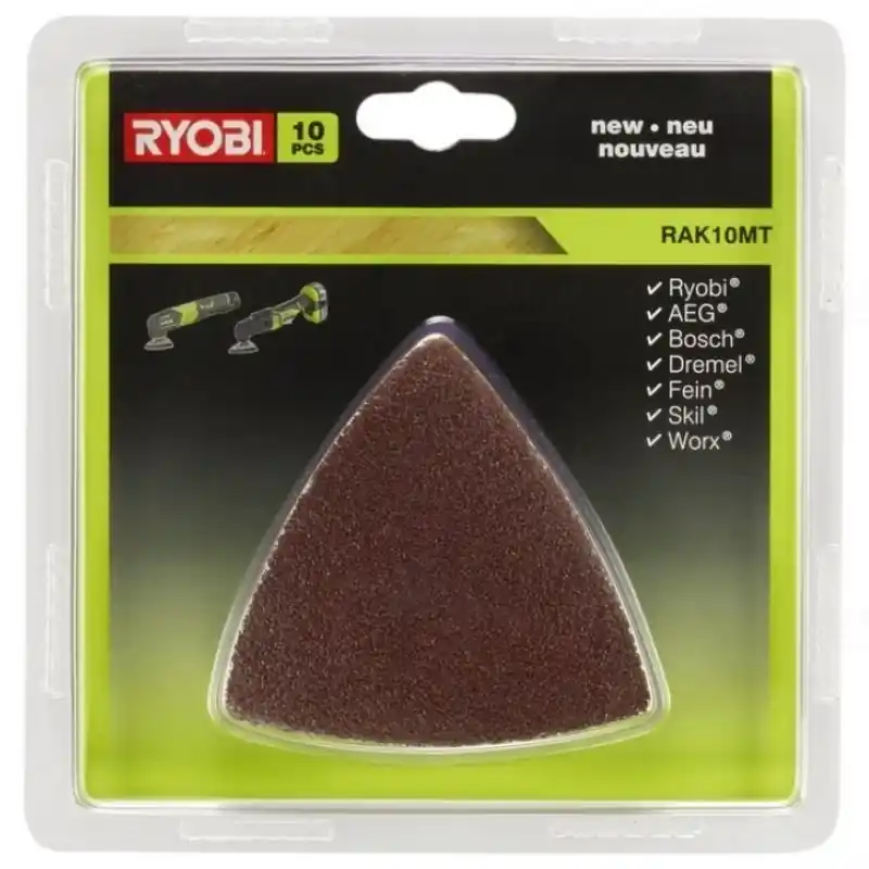 Ryobi csiszolólap szett 10db multi tool RAK10MT Autentikus