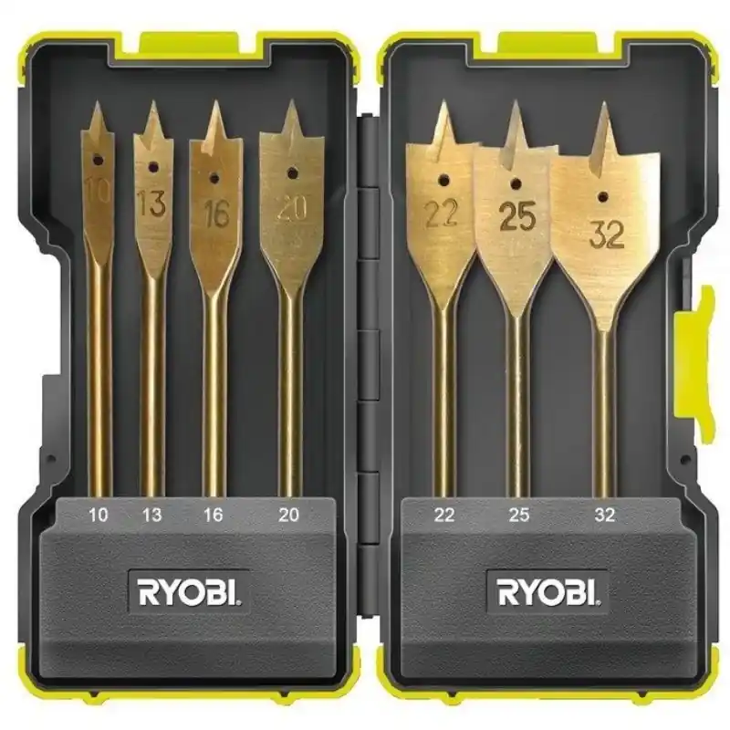 Utolsó esély Ryobi lapos fúrószár készlet, 7db RAK07SB