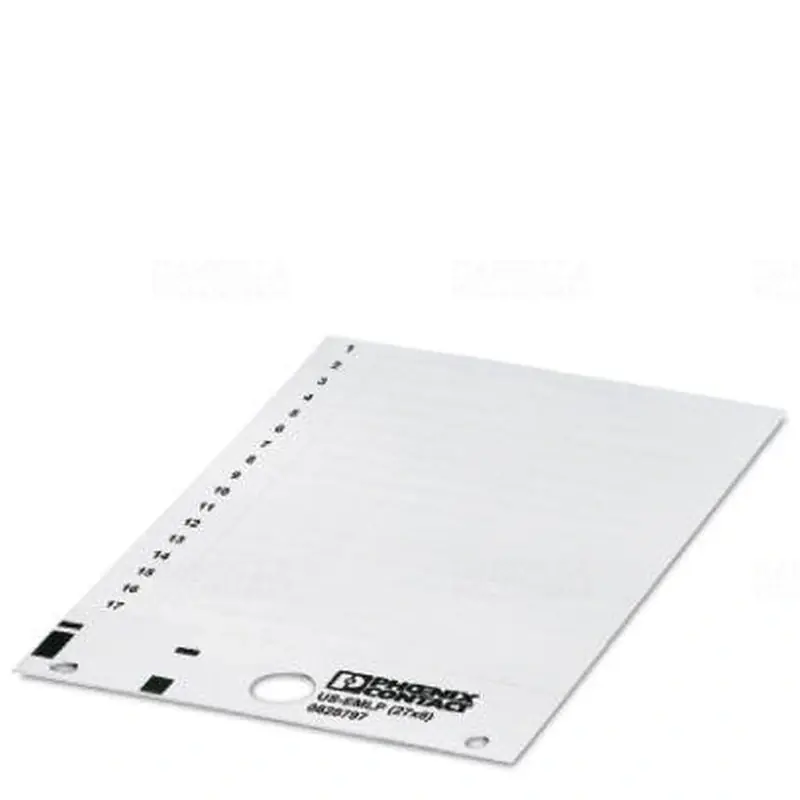 Utolsó esély Műanyag címke - US-EMLP (27X8) Phoenix Contact, 0828797