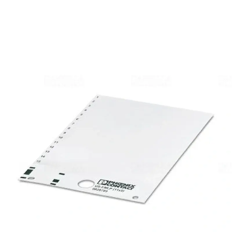 Pénzvisszafizetés Műanyag címke - US-EMLP (11X9), Phoenix Contact, 0828789