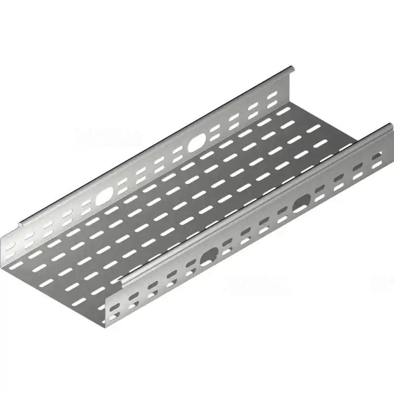 BAKS KOJ100H60/3 kábeltálca 60x100x3000mm szalaghorganyzott 1,0mm anyagvastagság 24x35mm oldalnyílásokkal 161610 Népszerű
