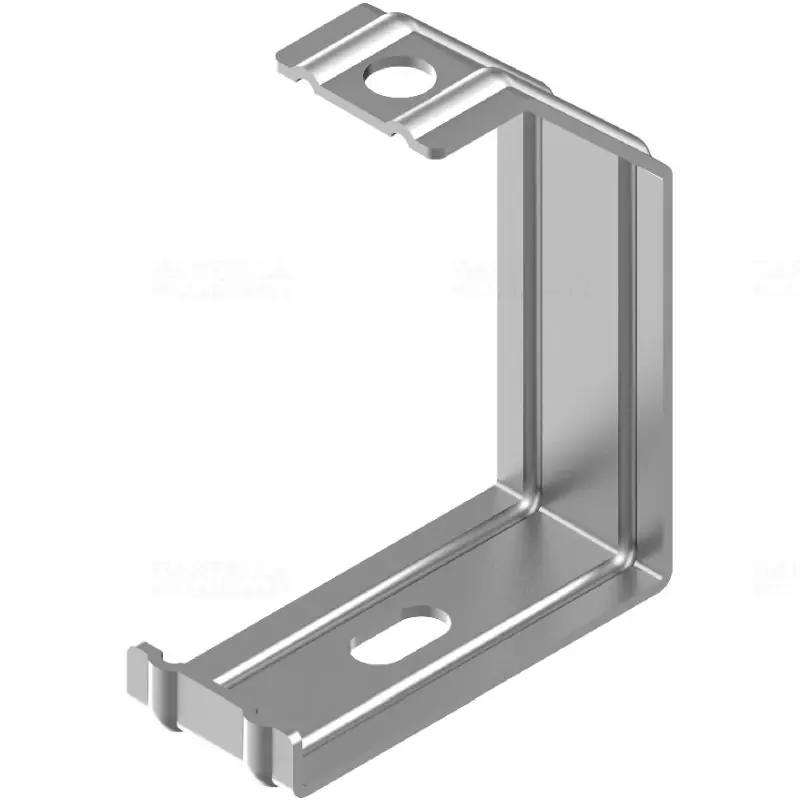 BAKS WSKL75 Világítási szerelőcsatorna középpontosan függesztett tartó 75x105x35mm, anyagvastagság 1,5mm 161707 Ingyenes szállítás