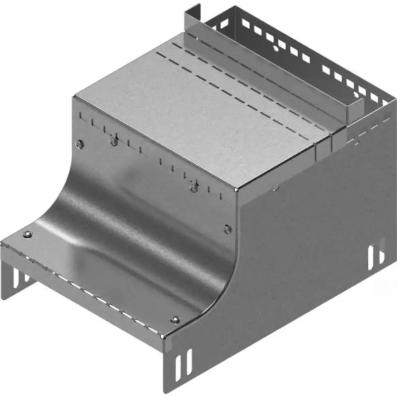 BAKS KRUMJ100 Univerzális szűkítő sarokidom 100mm széles, 42-60mm magas kábeltálcához 136788 Akció