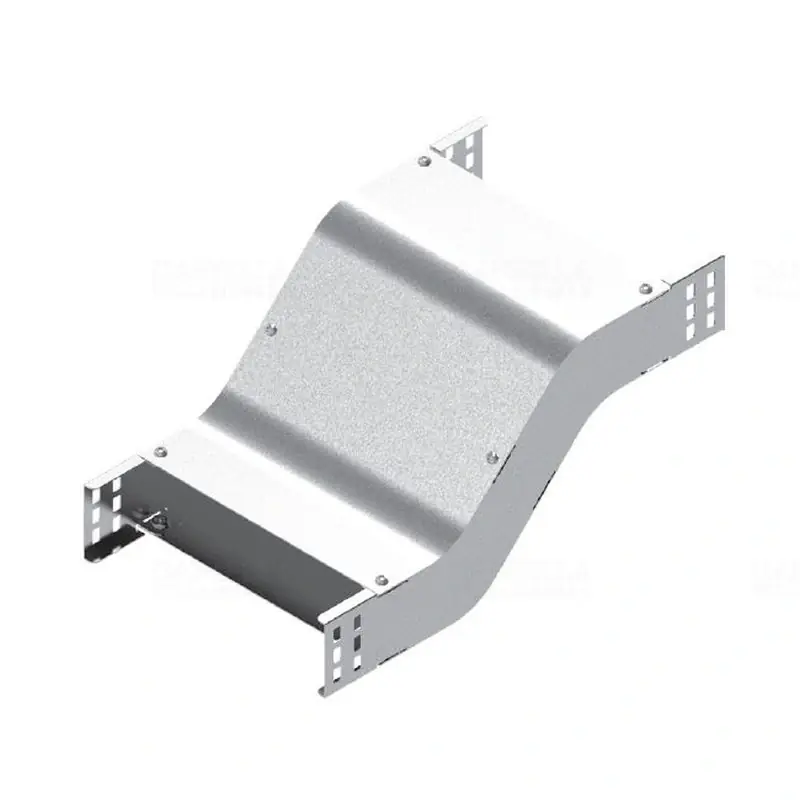 BAKS OPNBNJ100H50 Kábeltálca kitérő idom 50x100mm függőleges, fedéllel 136777 Népszerű