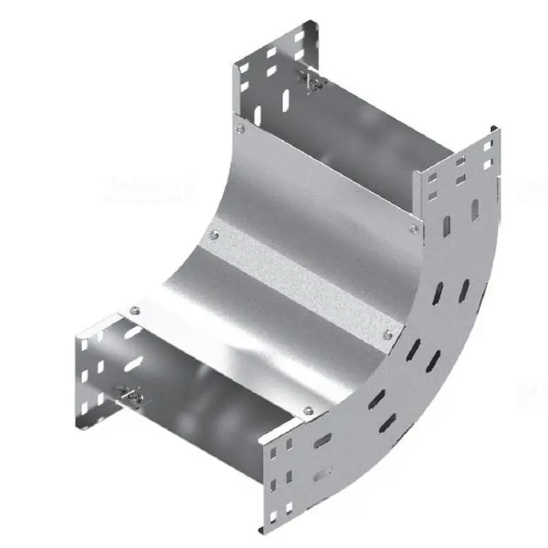 Olcsó BAKS LUNJ200H80 Kábeltálca sarokidom 90 fokos 80x200mm függőleges, fedéllel 131078