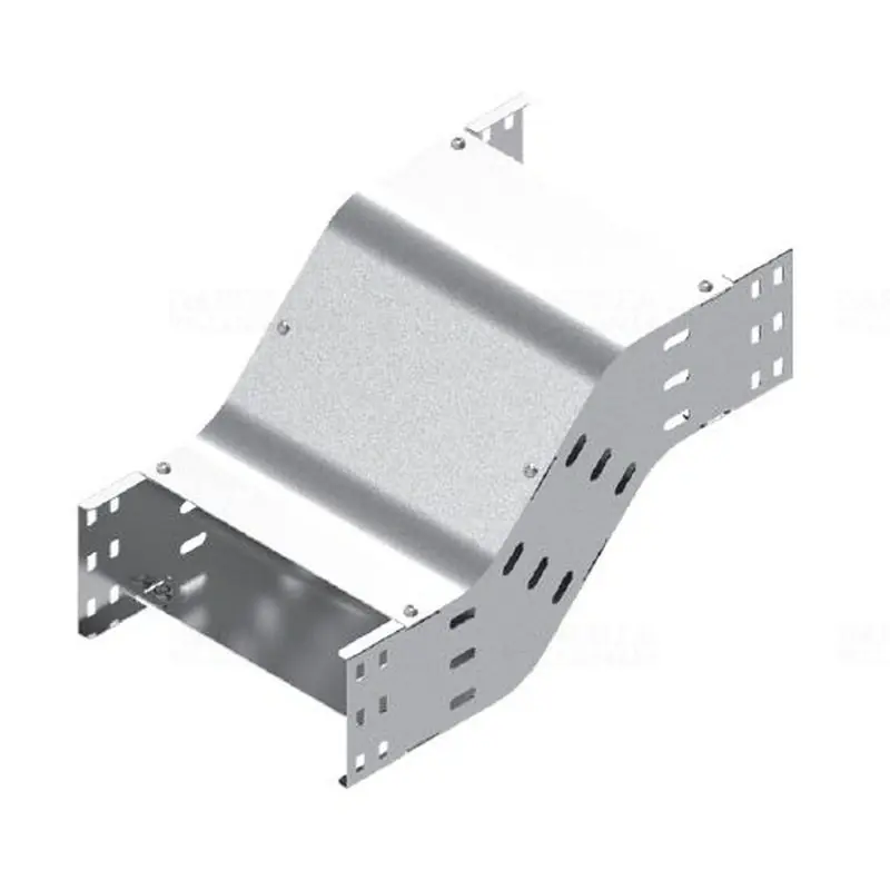 Kiváló minőség BAKS OPNNJ100H80 Kábeltálca kitérő idom 80x100mm függőleges, fedéllel 131063