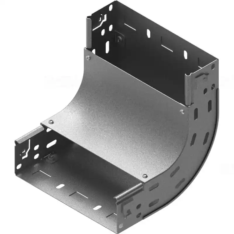 BAKS LUFWJ200H60 Kábeltálca sarokidom 90 fokos 60x200mm belső, függőleges, szalaghorganyzott, fedéllel 130953 Ingyenes szállítás