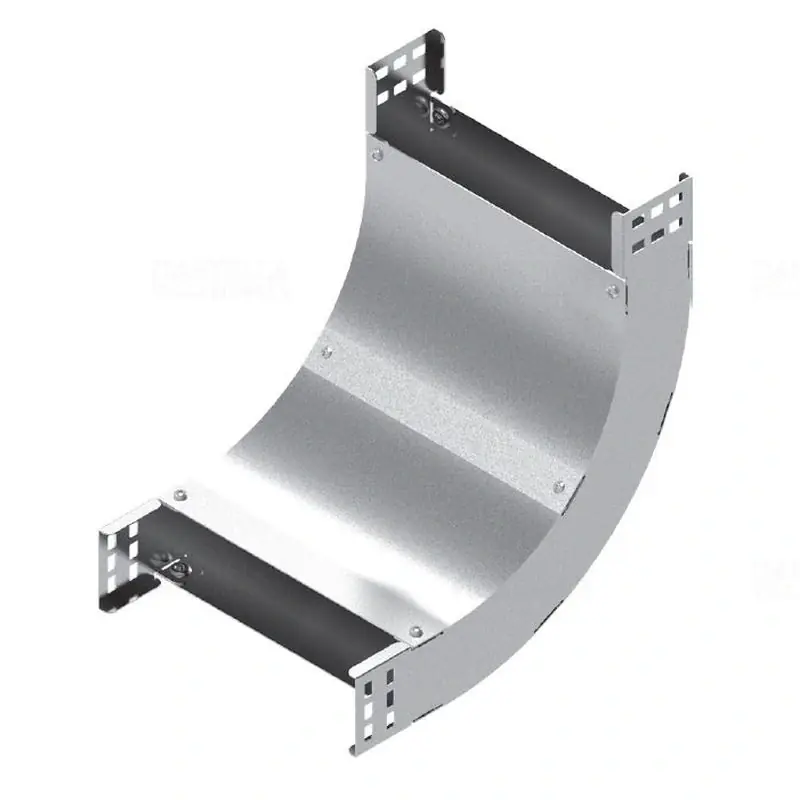 Expressz szállítás BAKS LUPNJ100H50 Sarokidom 90 fokos 50x100mm függőleges, fedéllel 130848